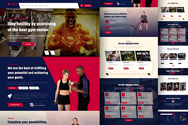 Fitnesszone – Business Website Template